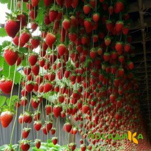 Клубника ампельная Анастасия купить по цене от 370р. в интернет-магазине «Посадика» с доставкой почтой в в Андреаполе и по всей России – [изображение №1].